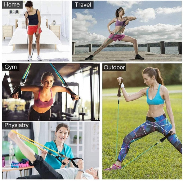 Fitness Equipment | Resistance Bands | Pull Rope - 11pcs /set Pull
