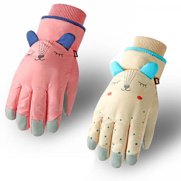 Gloves Skiing Snow Child Waterproof | Waterproof Gloves Children Ski -