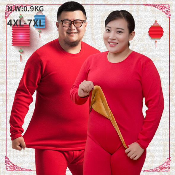 Fat Men Winter Plus Size Premium Quality Fleeced Thermal Underwear