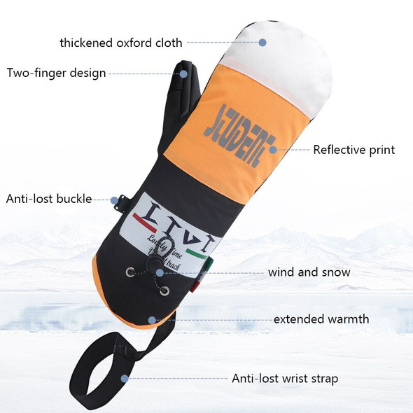 New Down Ski Gloves Women Warm Wear Resistant Outdoor Sport Riding New Down Ski Gloves Women Warm Wear Resistant Outdoor Sport Riding