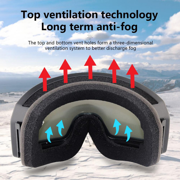 Anti fog Ski Goggles for Men Women Double Layer Windproof Sand proof Anti fog Ski Goggles for Men Women Double Layer Windproof Sand proof