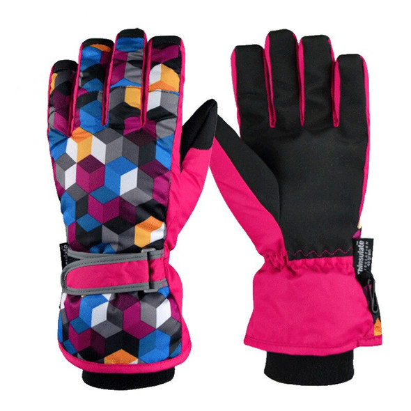 Parent child Winter Gloves Adults Children Ski Warm Windproof