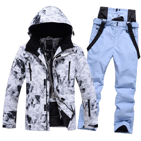High quality Ski Suit Men Winter Warm Windproof Waterproof Snow - 2023 High quality Ski Suit Men Winter Warm Windproof Waterproof Snow - 2023