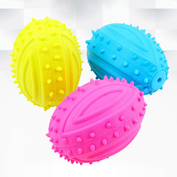 Pet Dog Puppy Ball Tooth Cleaning Interactive Teeth Dog Toy Pet Cleaning Chew Toy Molar Bite Chewing Training Interactive Toy