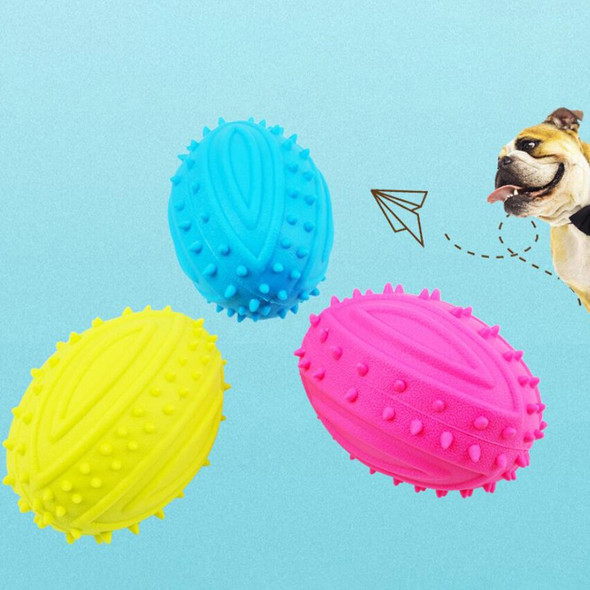 Pet Dog Puppy Ball Tooth Cleaning Interactive Teeth Dog Toy Pet Cleaning Chew Toy Molar Bite Chewing Training Interactive Toy