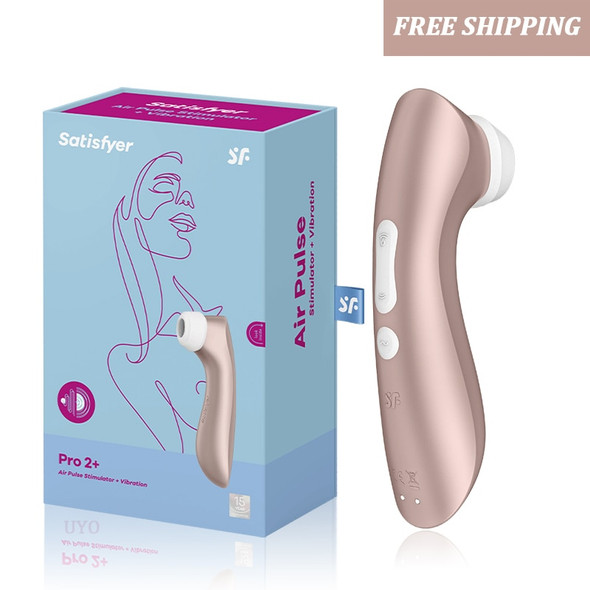 satisfyer Pro 2+ Sucking Vibrators G spot Couple Silicone Vibration nipple Sucker sex toys for woman UYO clitoris stimulator Sex