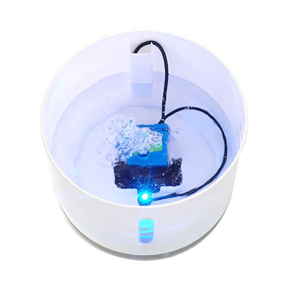 Water Pump LED Light Pet Cat Water Fountain Motor Accessories Replacement for Cat Flowers Drinking Bowl Pump for Water Dispenser