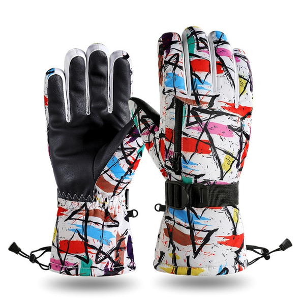 Winter Couple Skiing Gloves Men Women Outdoor Riding Keep Warm Gloves