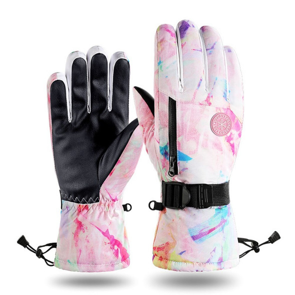 Winter Couple Skiing Gloves Men Women Outdoor Riding Keep Warm Gloves