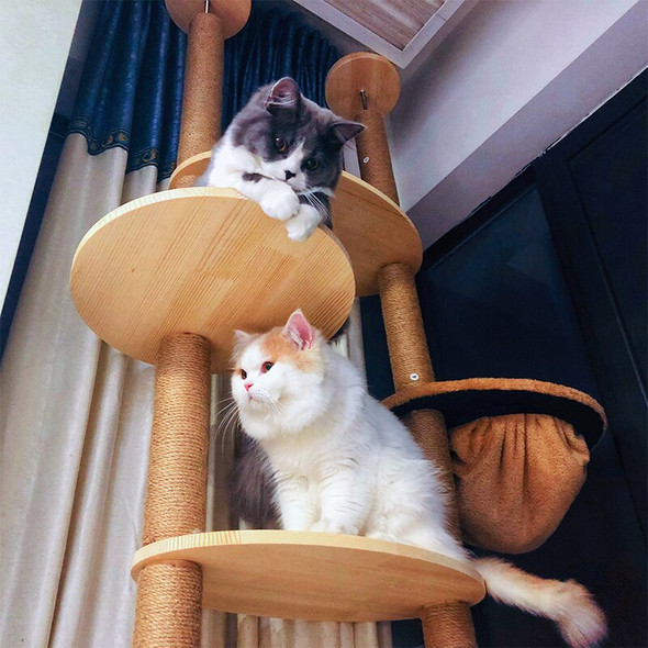 PVC Cat Scratching Post for Cat Tree DIY Cat Climbing Frame Replacement Post Sisal Rope Entangle Kitten Toy Scratch Furniture