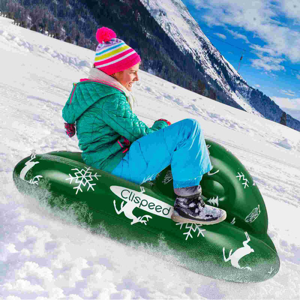 Snowmobile Board Heavy Duty Sled Adults Winter Tube Pvc Rider Toddler