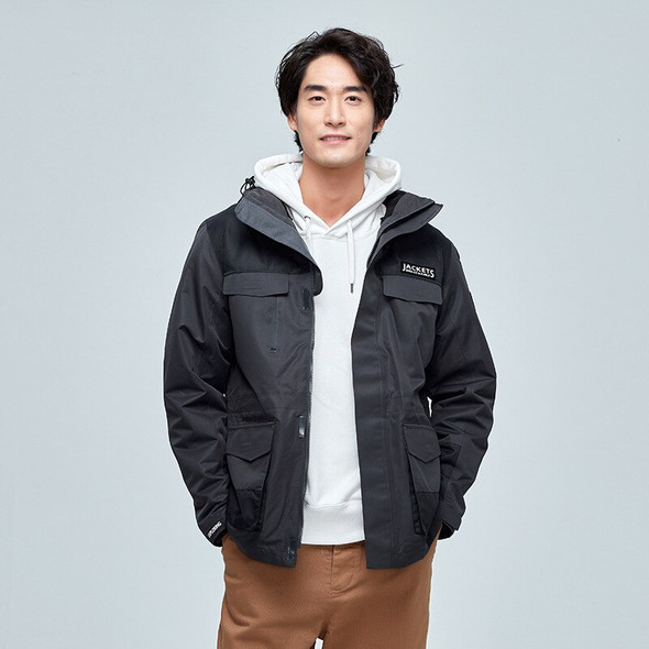 Winter Couples With The Same Style Of Jackets, Ski Suits, Outdoor