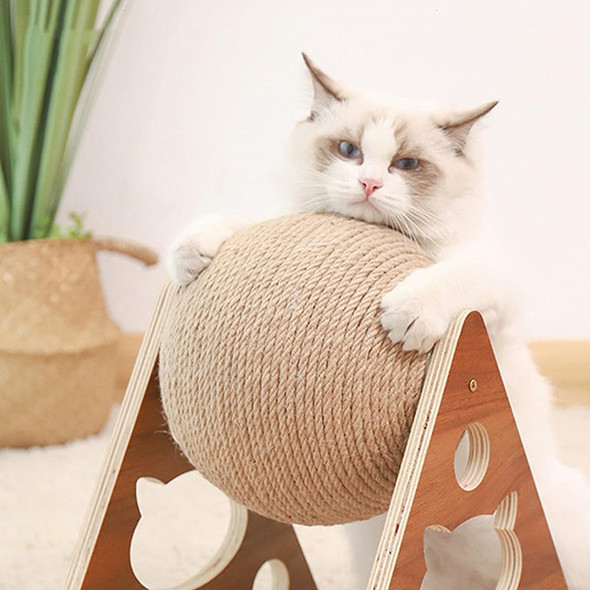 Cat Toy Interactive Cat Scratcher Board Kitten Sisal Rope Ball Scratch Paws Pet Grinding Scratching Cats For Scratcher Toys