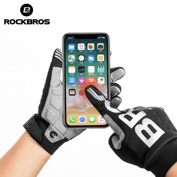 ROCKBROS official Gloves Unisex Touchscreen Windproof Full Finger Ski