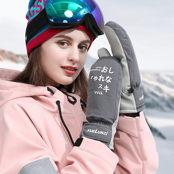 Velvet Snow Gloves | Ski Gloves Ladies | Velvet Ski Gloves | Skiing