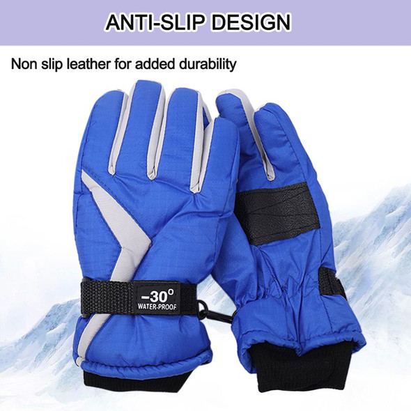 Kids Winter Ski Gloves Cute Cartoon Warm Mittens Non slip Windproof Kids Winter Ski Gloves Cute Cartoon Warm Mittens Non slip Windproof