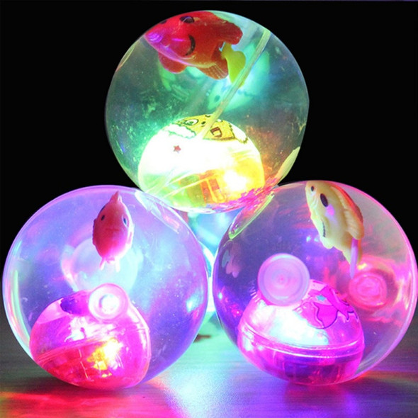 Educational Dog Toys Luminous Ball Elastic Flashing Toy Ball Dog Training Catch Throwing Ball LED Flashing Elastic Ball LED Dog