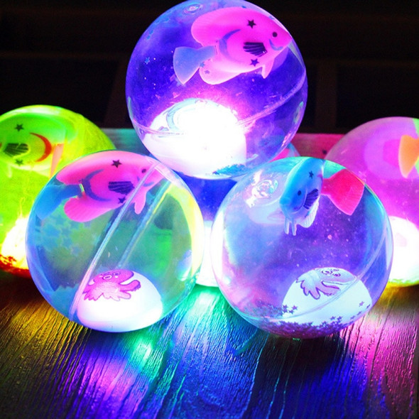 Educational Dog Toys Luminous Ball Elastic Flashing Toy Ball Dog Training Catch Throwing Ball LED Flashing Elastic Ball LED Dog