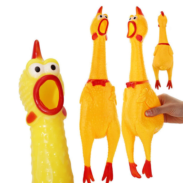 Screaming Chicken Squeeze Sound Toy Pets Dog Toys Product Shrilling Decompression Tool Squeak Vent chicken Screaming Chicken Squeeze Sound Toy Pets Dog Toys Product Shrilling Decompression Tool Squeak Vent chicken