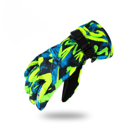 Children's Ski Gloves Waterproof Thick Winter Skiing Hand Protection