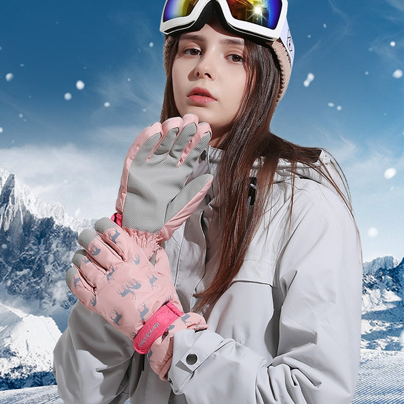 Ski Gloves Women Ultralight Waterproof Warm Winter Gloves Mobile Phone