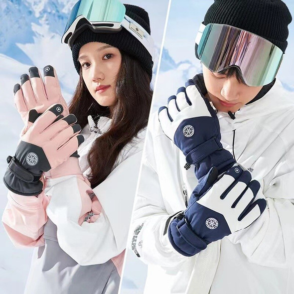 Men's and women's winter skiing gloves outdoor cycling warmth