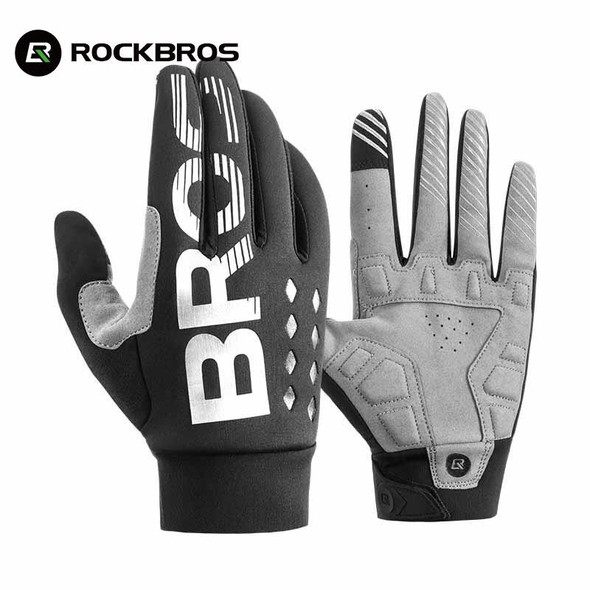 Rockbros wholesale Gloves Full Finger Universal Screen Touch Windproof