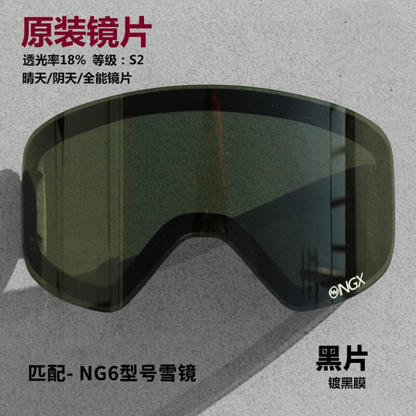 Professional Diy Double Layer Anti Fog Ski Goggles Lenses Changeable