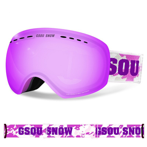 New Ski Goggles Double Layer Anti Fog Windproof Women Men Glass New Ski Goggles Double Layer Anti Fog Windproof Women Men Glass