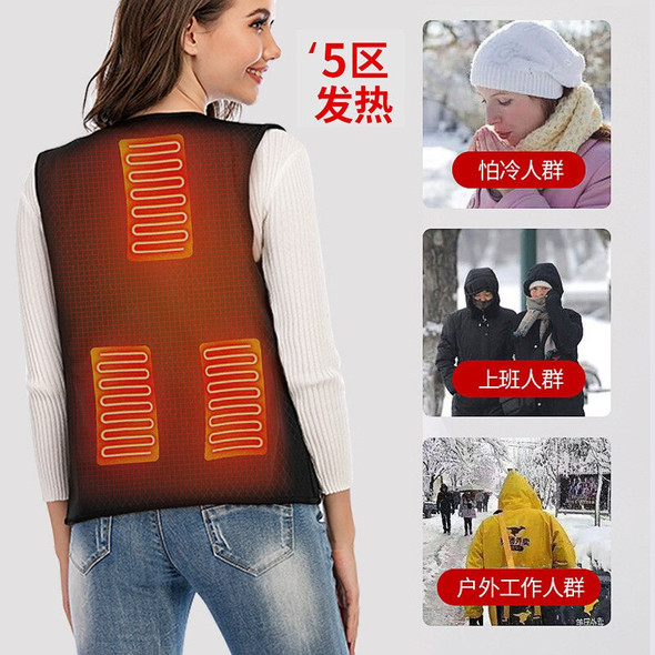 Winter Usb Heating Vest Smart Windproof And Cold Electric Heating Suit