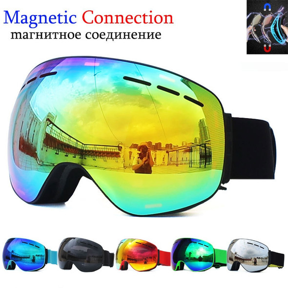 Ski Glasses Magnetic Lenses | Ski Goggles Magnetic Lens | Ski Goggles