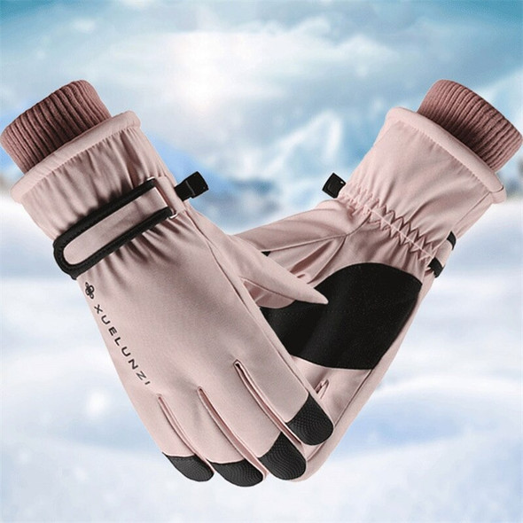 1 Pair Winter Women Ski Gloves Fashion Touchscreen Function Warm