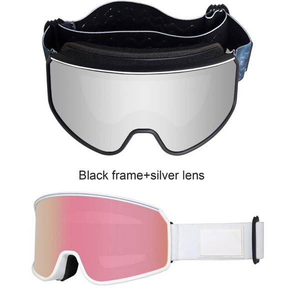Ski Goggles Compatible with Myopia Glasses Anti fog Snowboard Goggles