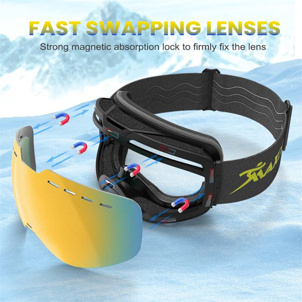 Ski Snowboard Goggles Women Men Skiing Eyewear OTG UV400 Protection