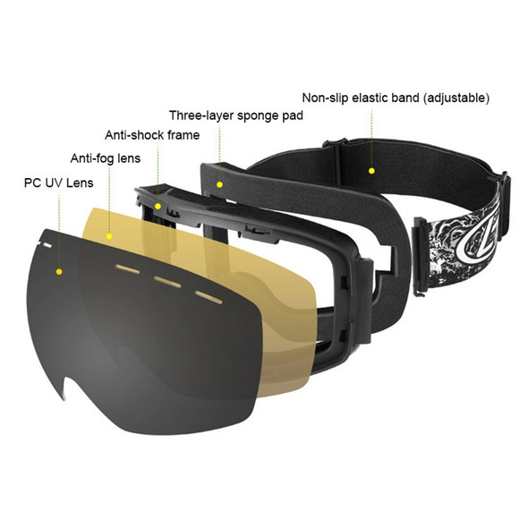 Skiing Glasses | Snow Goggles | Sports Gear | Skiing Eyewear - Men