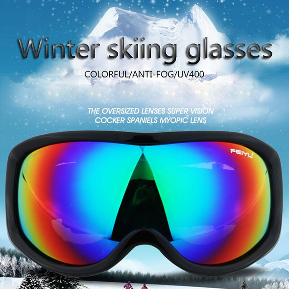 Winter Skiing Glasses Anti-fog Windproof Ski Goggles Uv Protection
