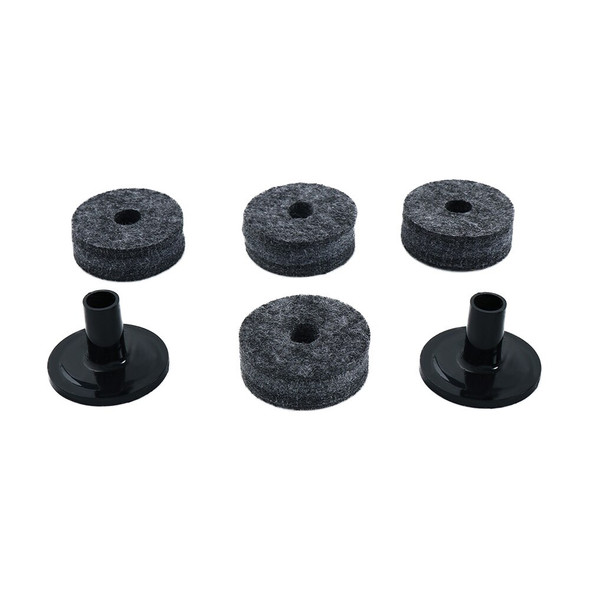 12Pcs/set Durable Quick Release Cymbal Stand Wing Nut Drum Felt Pad