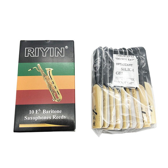 E Flat Baritone Saxophone Reeds 10pcs Strength 2.5 Sax Woodwind E Flat Baritone Saxophone Reeds 10pcs Strength 2.5 Sax Woodwind