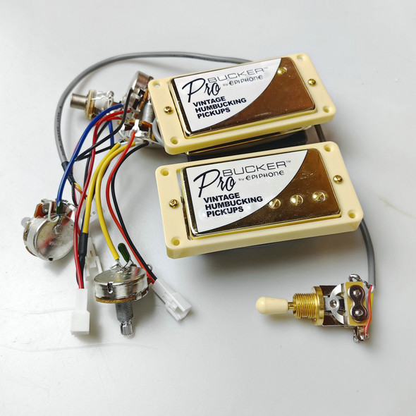 1 Set ProBucker Alnico Bridge&Neck Pickups with Pro Wiring Harness