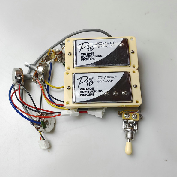 1 Set ProBucker Alnico Bridge&Neck Pickups with Pro Wiring Harness