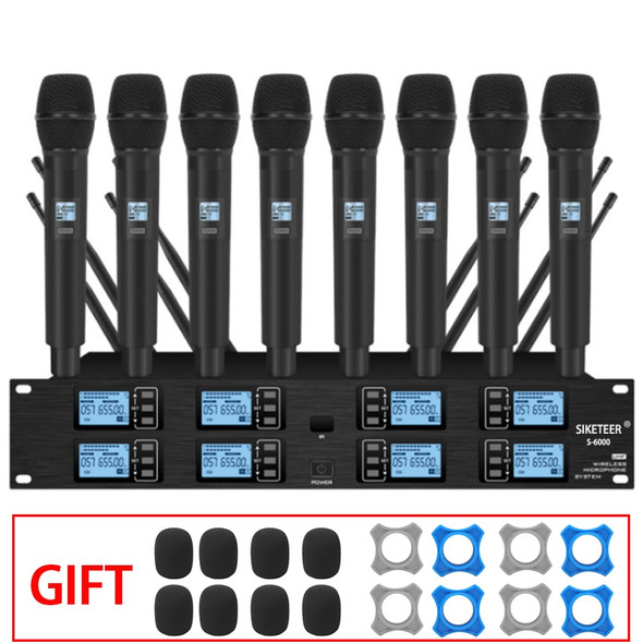 8 Channel Professional Wireless Microphone | Wireless Microphone