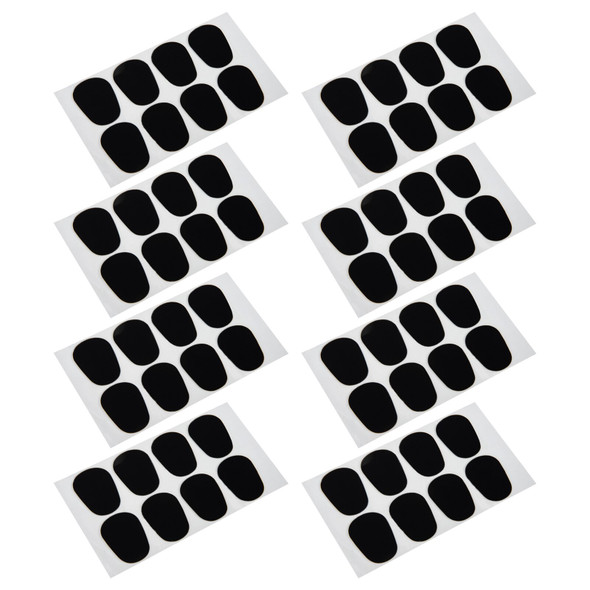 64 Pcs Saxophone Tooth Pad Rubber Mouthpiece Bass Clarinet Replace