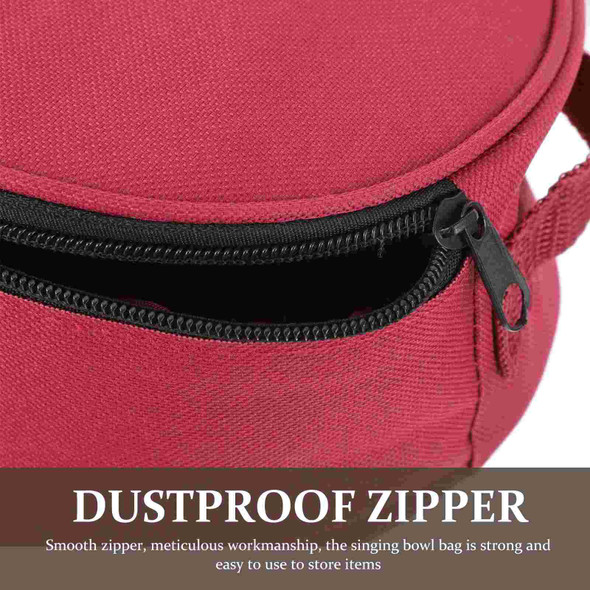 Crystal Singing Bowl Padded Carry Case Bag Sound Storage Gift Wrap