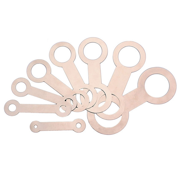 8PCS/Set Saxophone Pad Leveling Rings Sax Leveling Tool Pads Repair