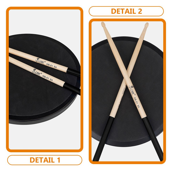 Wood Drumsticks Drumming Equipment Practice Adults Wooden Accessories