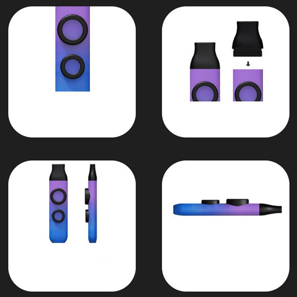 1 Pcs Sound Kazoo Musical Instrument Double Flute Hole Flute Musical