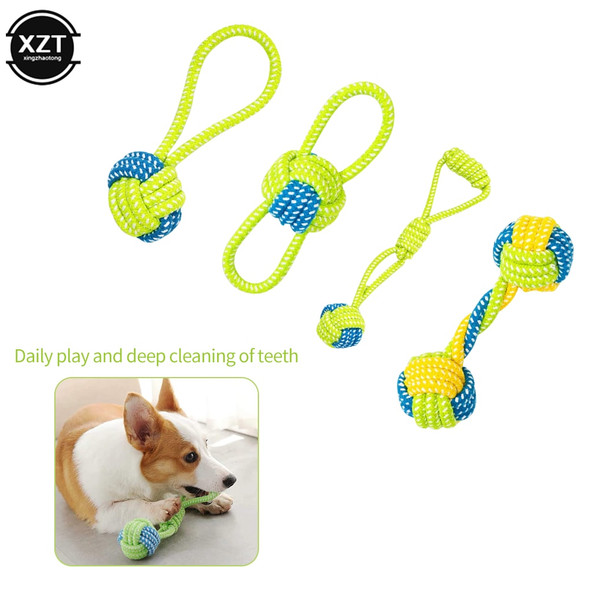 NEW Pet Dog Toys for Large Small Dogs Toy Interactive Cotton Rope Dog Toys Ball for Dogs Accessories Toothbrush Chew Puppy Toy