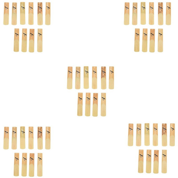 50Pcs Alto Saxophone Sax Reeds Classic Alto Reed For Riyin Saxophone