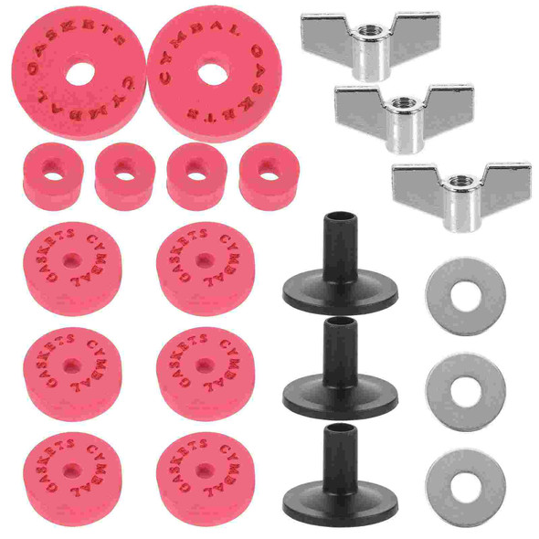 Drum Pads Metal Brackets Nonslip Disc EVA Cotton Cymbal Clutch Washer