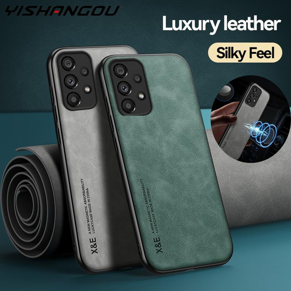 Magnetic Sheepskin Leather Case For Samsung Galaxy S22 Ultra S21 S20 FE Plus Note 20 A51 A71 A13 A73 S23 A54 A52 A53 5G Cover Magnetic Sheepskin Leather Case For Samsung Galaxy S22 Ultra S21 S20 FE Plus Note 20 A51 A71 A13 A73 S23 A54 A52 A53 5G Cover